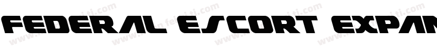Federal Escort Expan字体转换